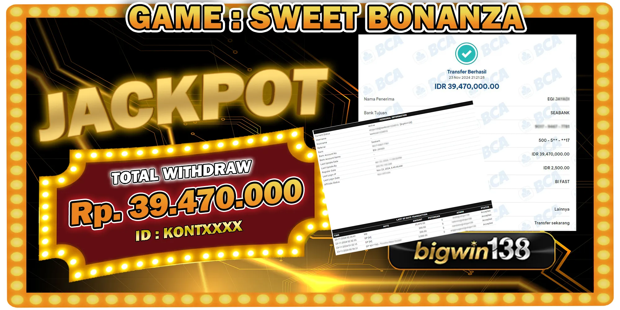 MODAL 3JUTA NAIK PULUHAN KALI LIPAT DI GAME BUAH