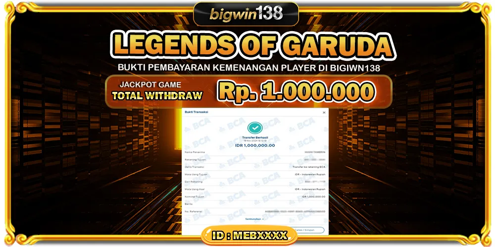 GAME GARUDA BIKIN KEJUTAN JP MODAL 10RIBU AJA